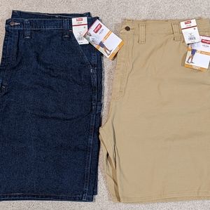 New, Lot of 2 Men's Wrangler Carpenter Shorts size 46
